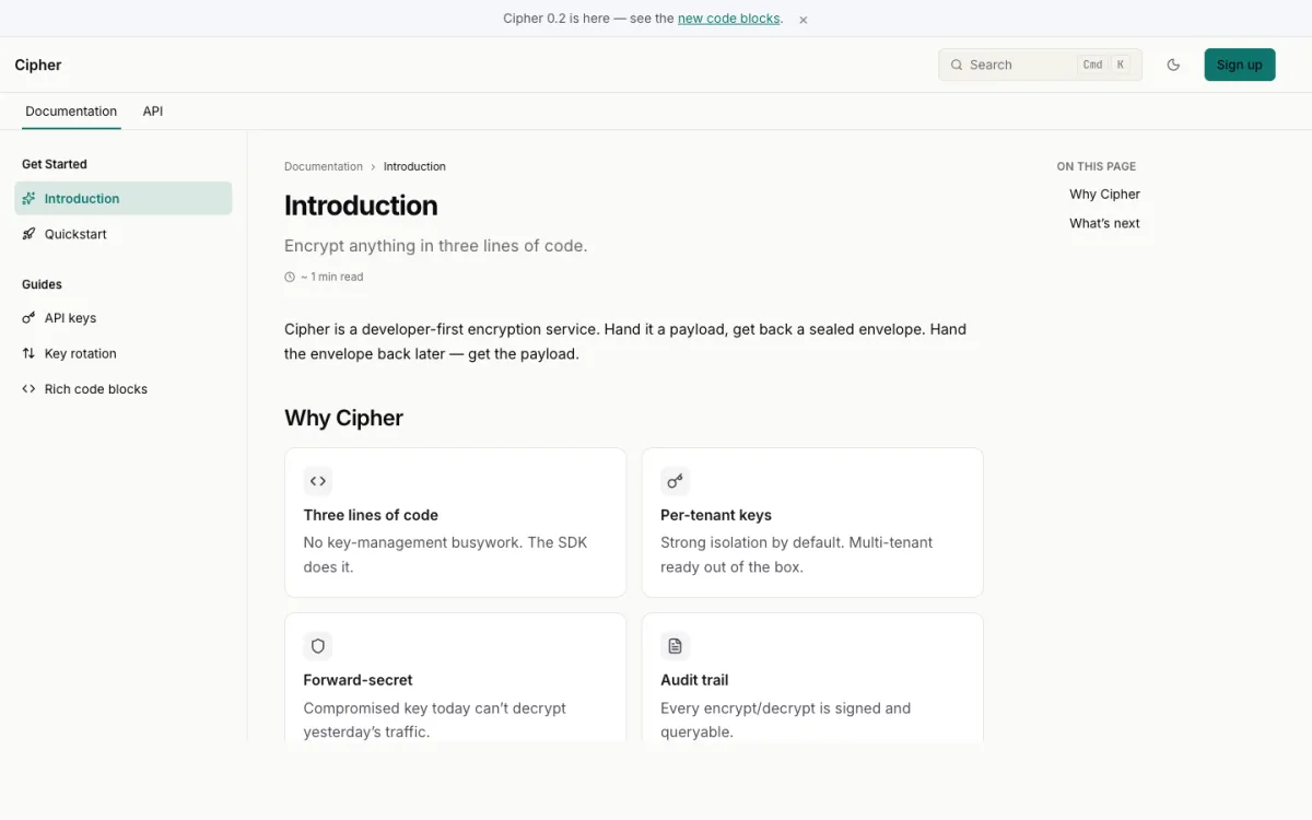 Tang theme — live demo